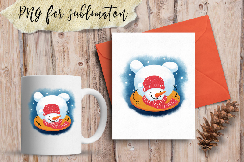 christmas-snowman-sublimation-design-for-printing