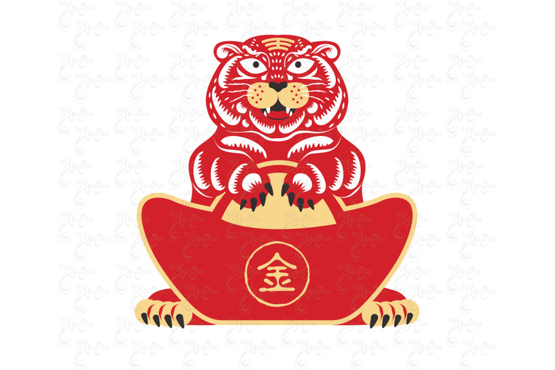 gold-tiger-of-lunar-new-year-2022