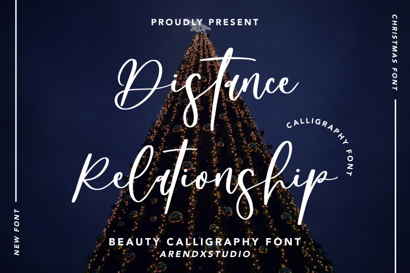 distance-relationship-beauty-calligraphy-font