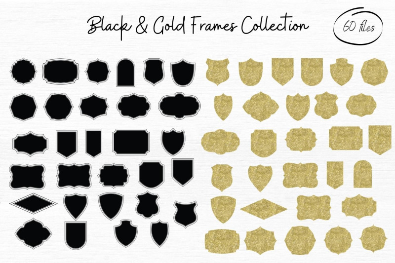 gold-and-black-frames-collection