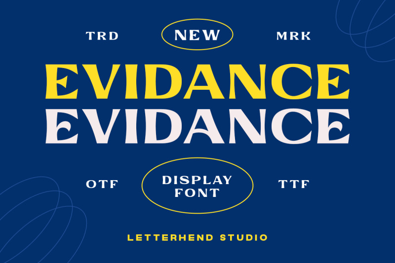 evidance-display-font