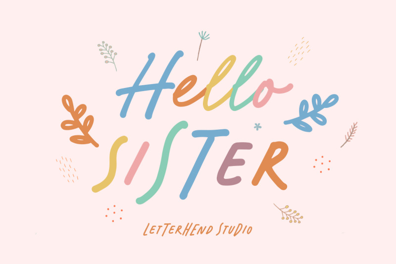 hello-sister-fun-girly-font-duo