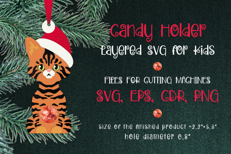 toyger-cat-christmas-ornament-template