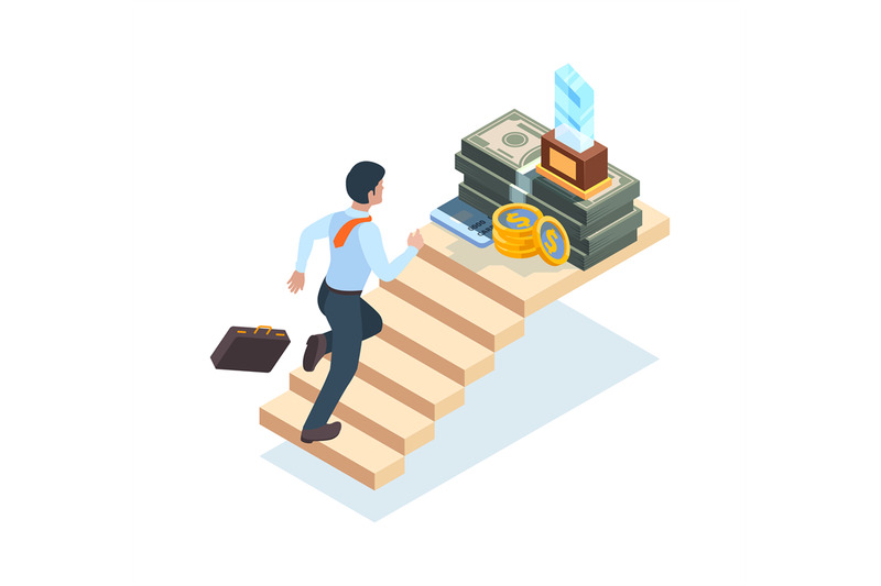 businessman-on-stairs-man-ladder-running-walking-steps-on-stairs-to-s