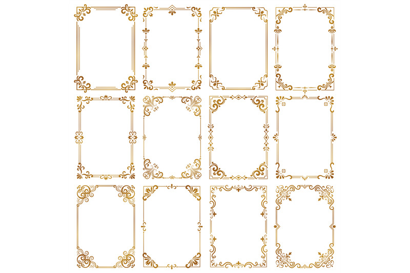 decorative-vintage-frames-certificate-ornamental-borders-royal-elegan