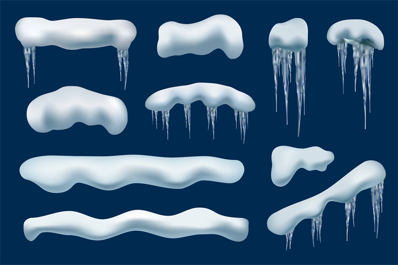 winter-snow-cap-roof-decoration-frozen-shapes-christmas-piles-icicles