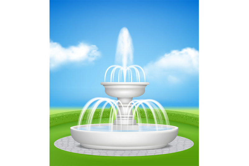 fountain-in-garden-water-jet-splashes-spray-on-decorative-grass-outdo
