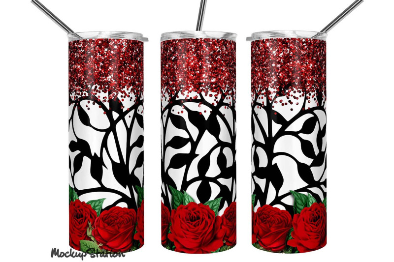 red-roses-tumbler-wrap-png-valentine-glitter-design