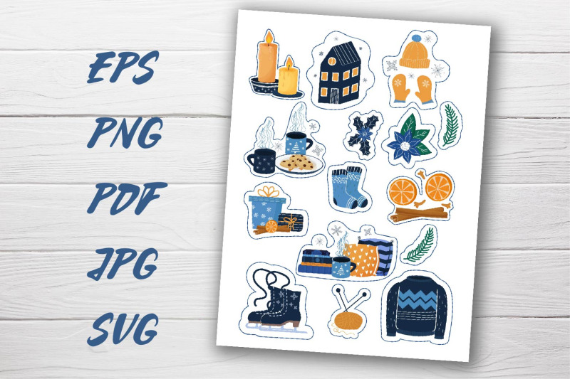 printable-sticker-collection-hygge-winter-png-svg-pdf