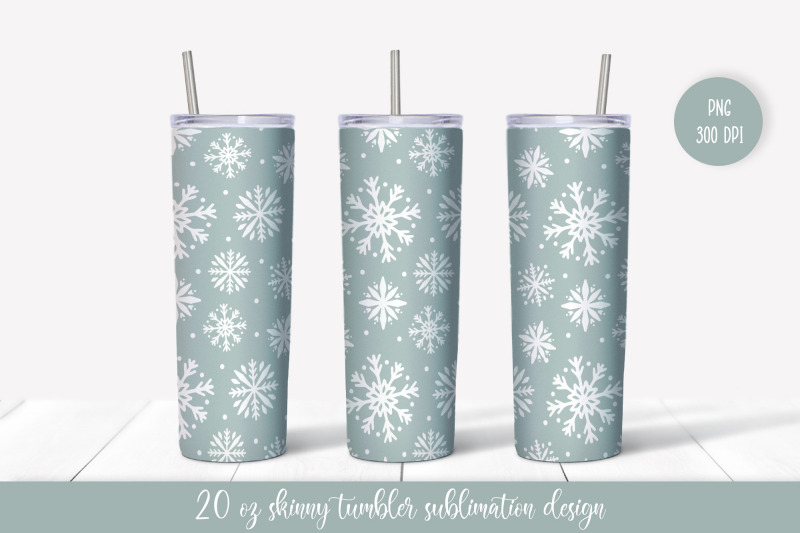 winter-tumbler-sublimation-design-christmas-tumbler-wrap