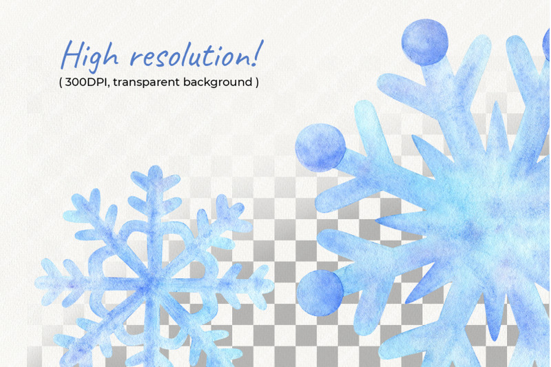 watercolor-snowflakes-clipart-patterns-wreath-and-borders