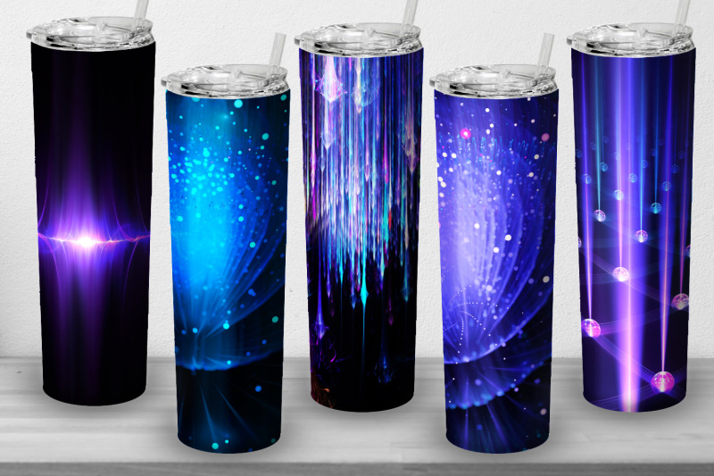 10-tumbler-tapered-20-oz-sublimation-blue-shine-wrap-design