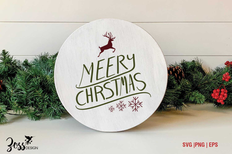 round-christmas-door-hanger-sign-designs-svg
