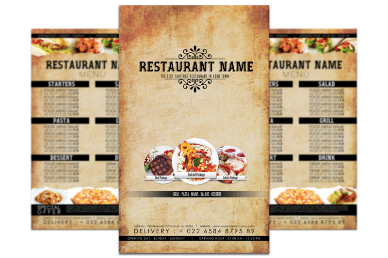 restaurant-menu-double-side