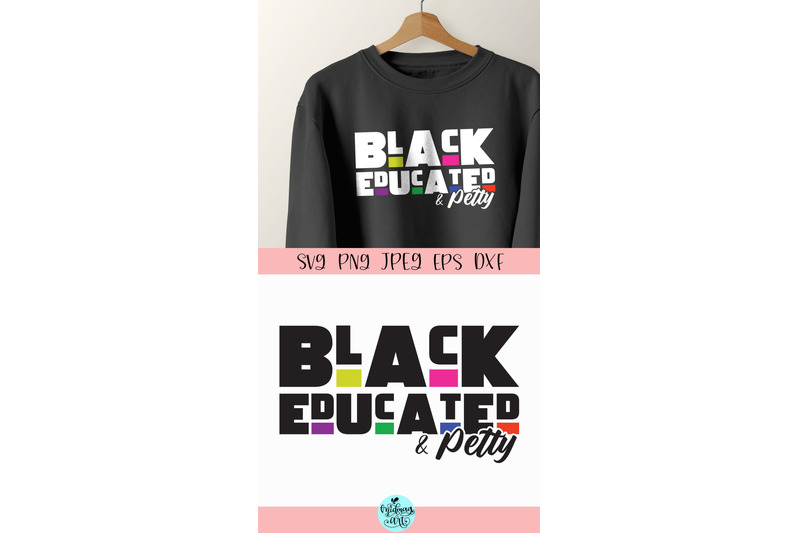 black-educated-and-petty-svg-melanin-svg