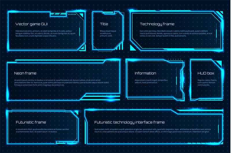 hud-game-element-futuristic-tech-screen-template-with-text-messages