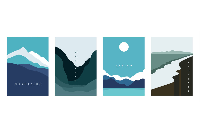 mountain-abstract-poster-geometric-landscape-banners-with-hills-rive