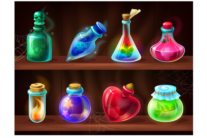 potion-bottles-game-alchemist-liquids-on-wooden-shelf-cartoon-love-p