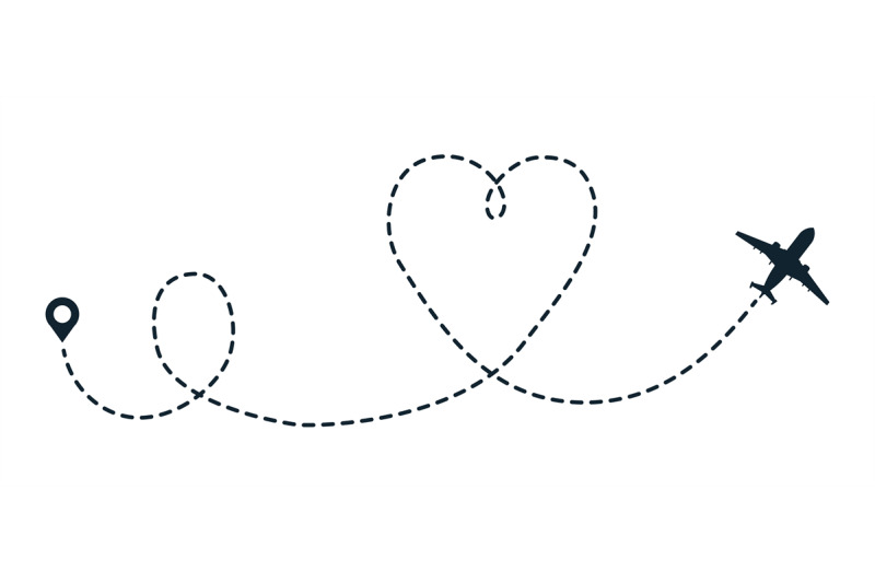 heart-airplane-dotted-path-travel-heart-line-route-point-aircraft-pa