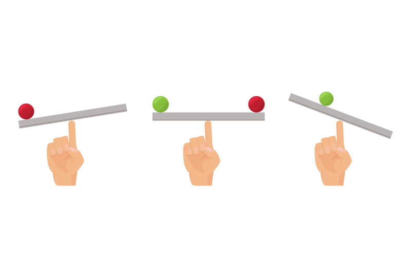 finger-balance-human-hand-and-seesaw-flat-equilibrio-desk-with-ball