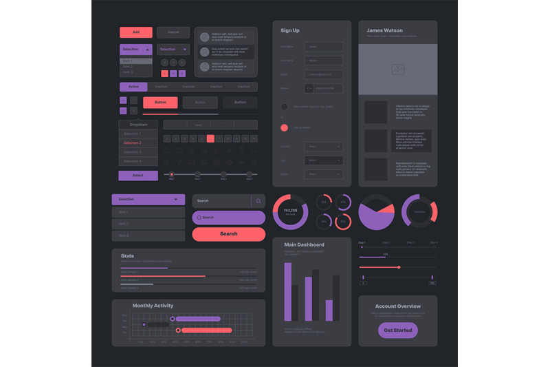 ui-dark-web-design-pages-layout-user-icons-buttons-dividers-navigate