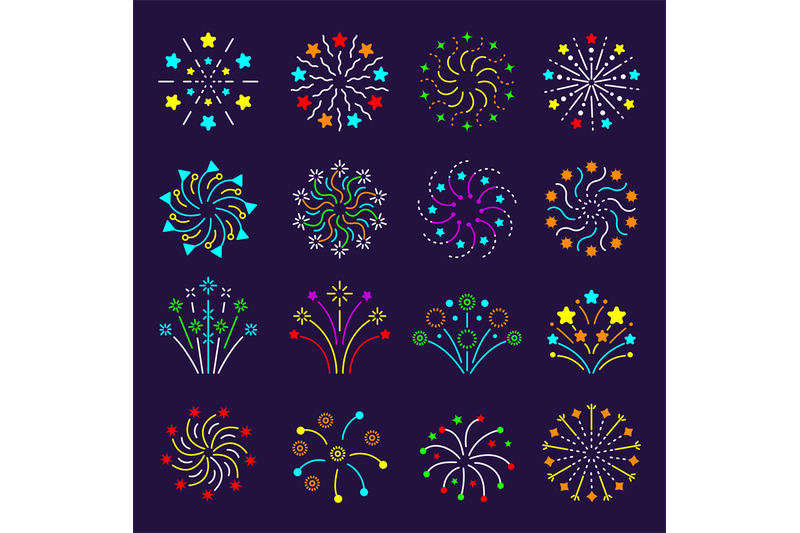 flat-fireworks-celebration-burst-stars-entertainments-birthday-gift-s