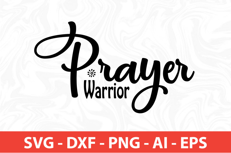 prayer-warrior-svg-cut-file