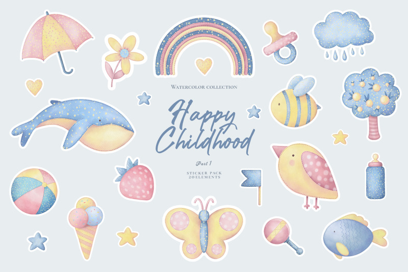 happy-childhood-past-1-printable-sticker-pack