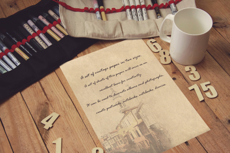 vintage-paper-quot-urban-sketches-quot-digital-album