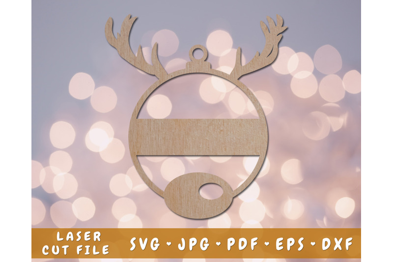 personalizable-reindeer-christmas-ornament-laser-svg-cut-file