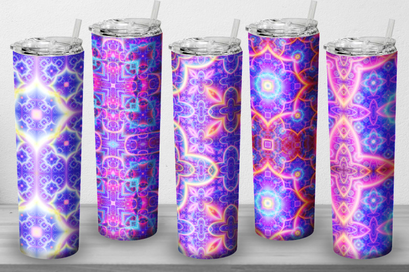 10-tumbler-tapered-20-oz-sublimation-pink-astral-wrap-design