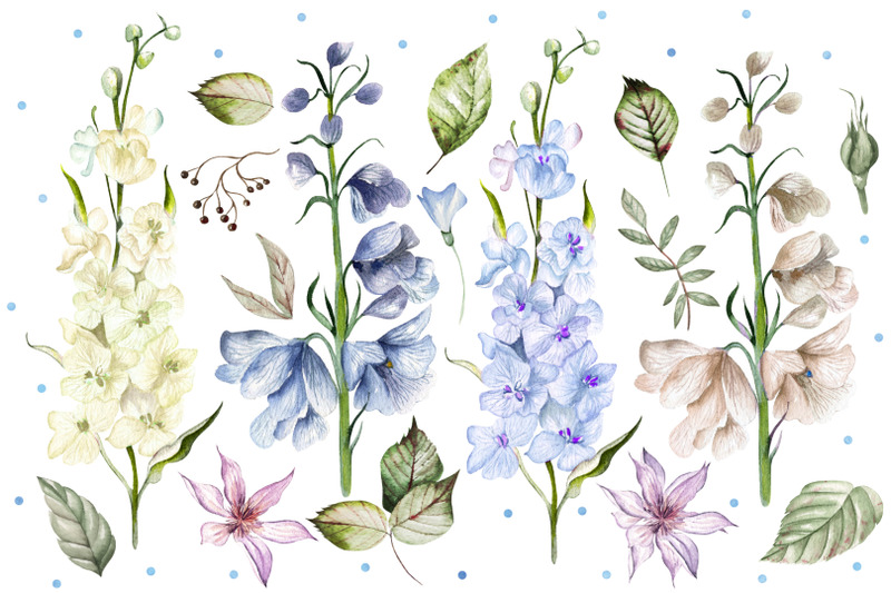 hand-drawn-watercolor-wild-flowers