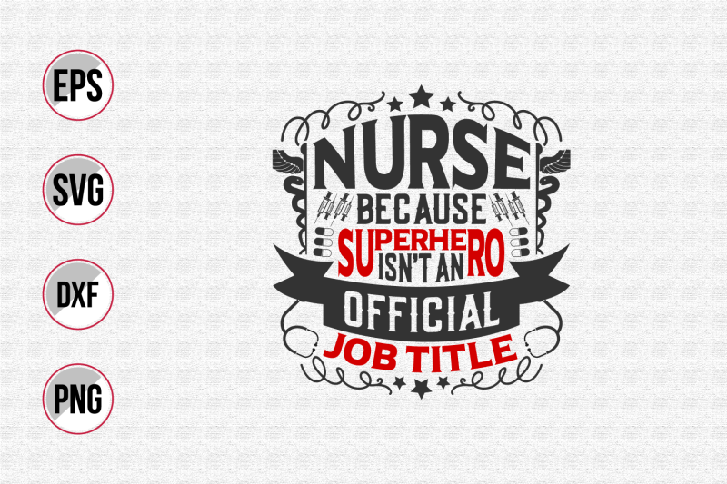 nurse-typographic-slogan-design-vector