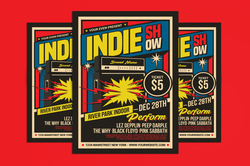 indie-music-show-flyer