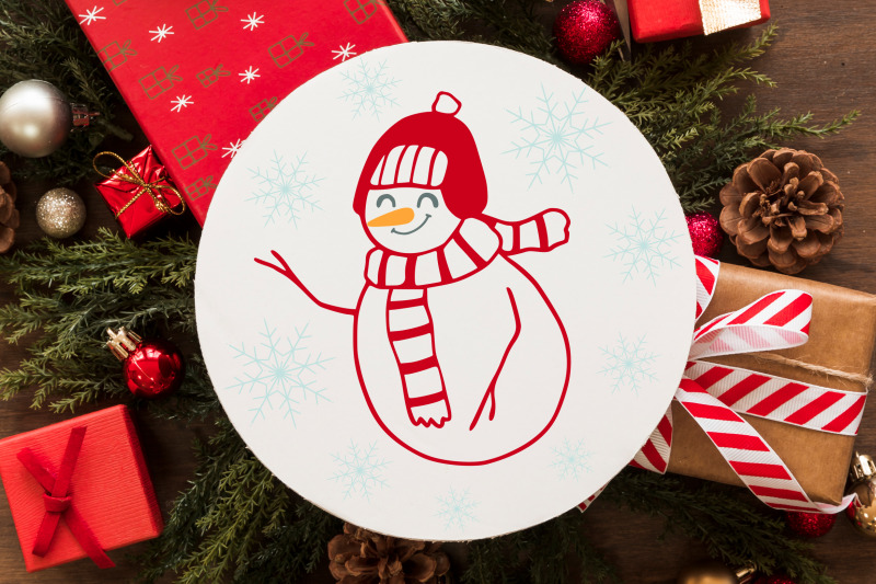 snowman-round-sign-christmas-svg-merry-christmas-bundle