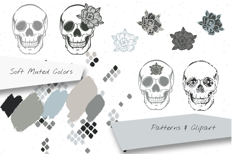 skulls-and-flowers