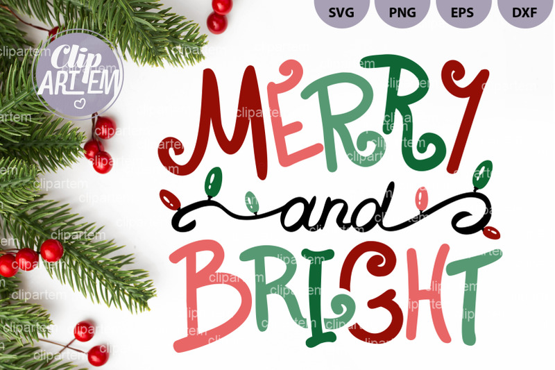 happy-christmas-sublimation-merry-and-bright-christmas-png-svg-vector