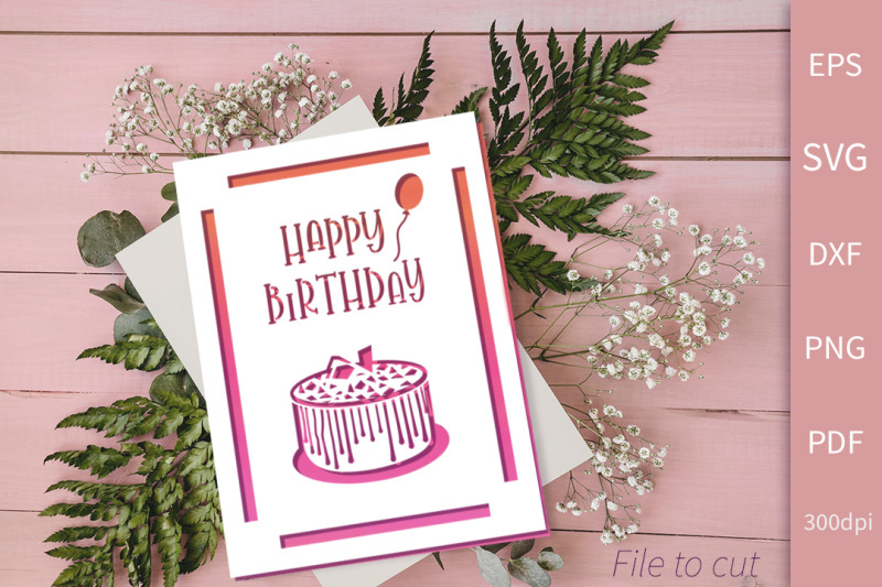 birthday-card-with-cake-svg