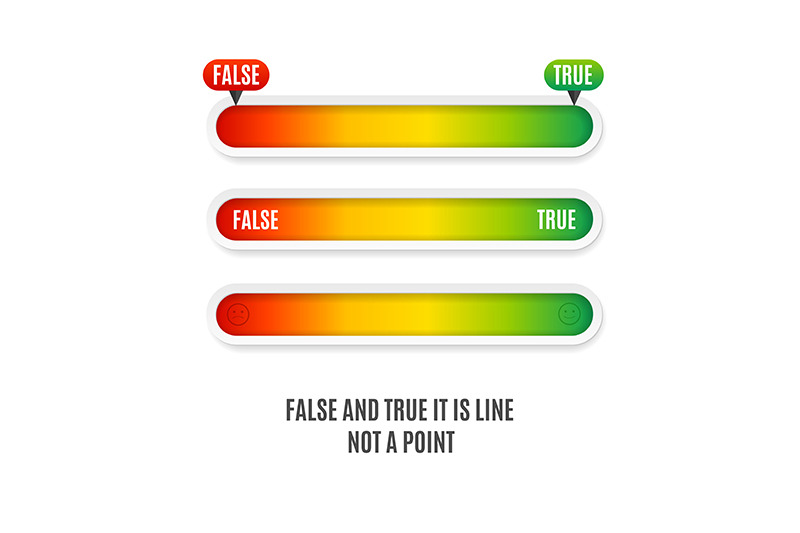 level-indicator-true-and-false-concept-vector