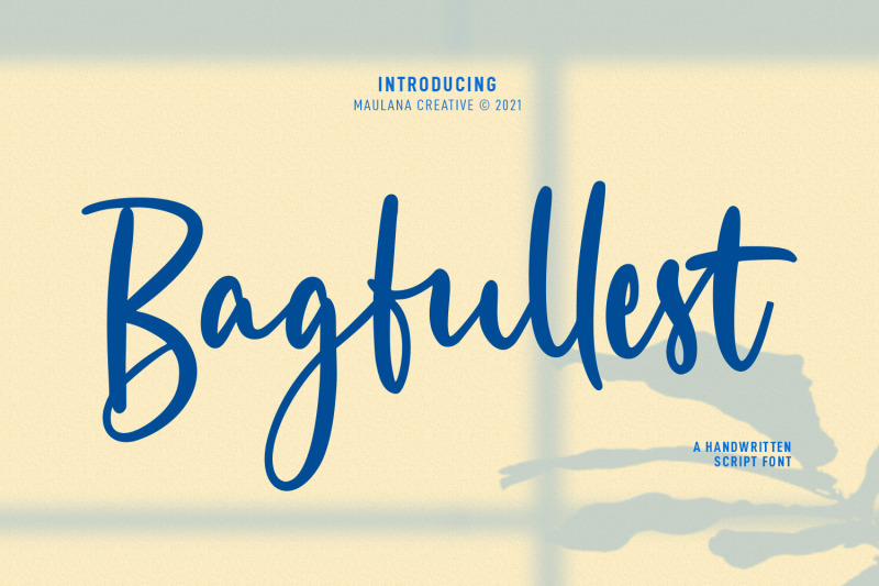 bagfullest-handwritten-script-font