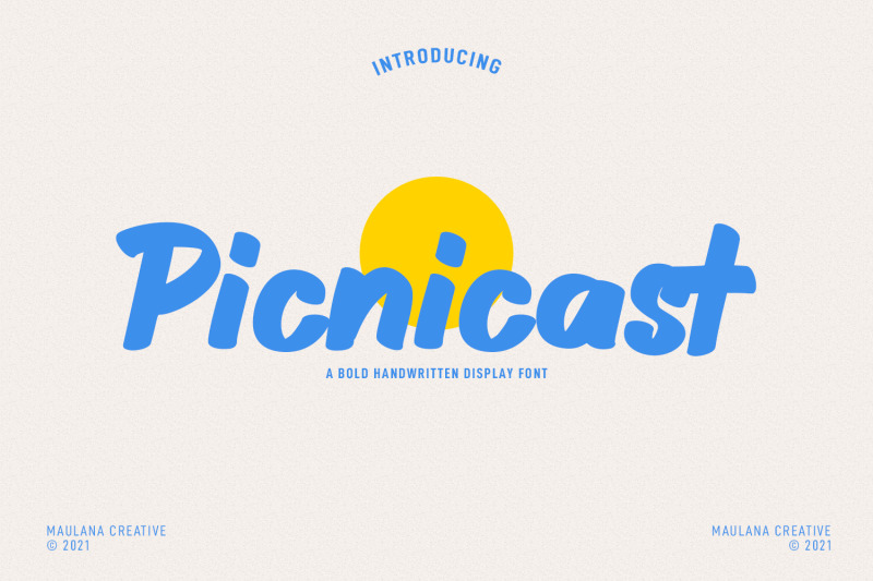 picnicast-handwritten-font