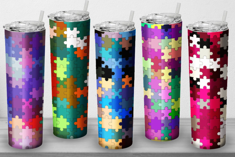 10-tumbler-tapered-20-oz-sublimation-puzzle-wrap-design