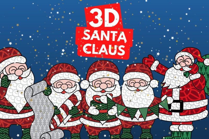 3d-santa-claus-svg-bundle