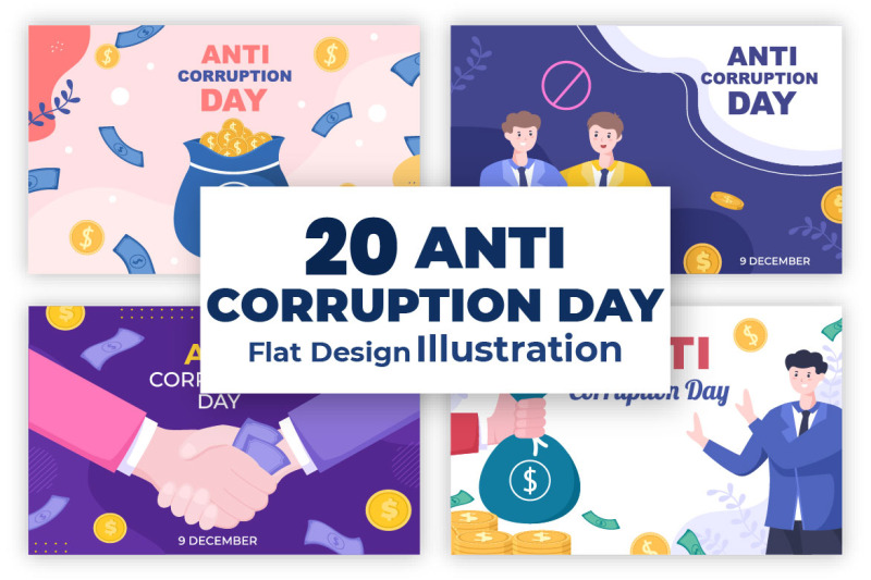 20-anti-corruption-day-flat-design-illustration