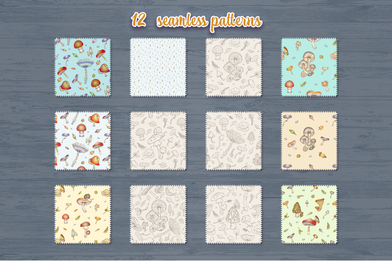 fungi-ai-eps10-svg-png-objects-and-patterns-set