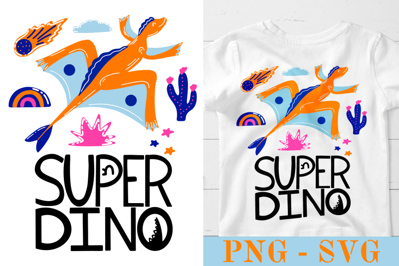 super-dino-kids-sublimation-png-and-svg