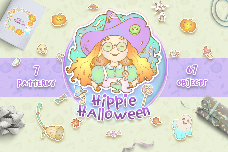 hippie-halloween-set-ai-eps10-png-objects