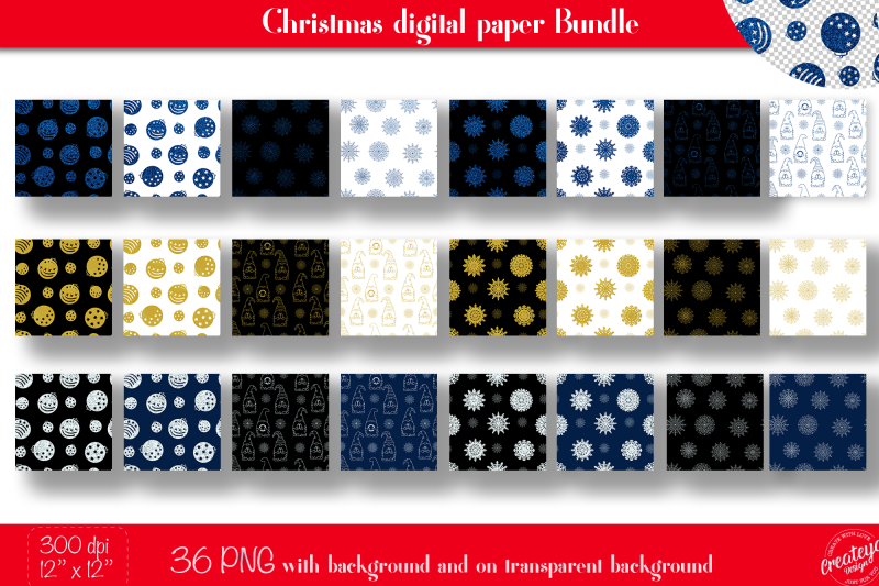 christmas-digital-paper-with-christmas-gnomes-snowflake-and-christmas