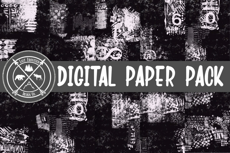 mixed-media-black-and-white-digital-papers