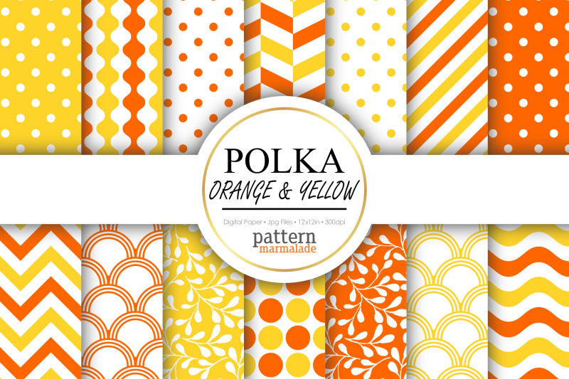 polka-orange-and-yellow-digital-paper-s1003